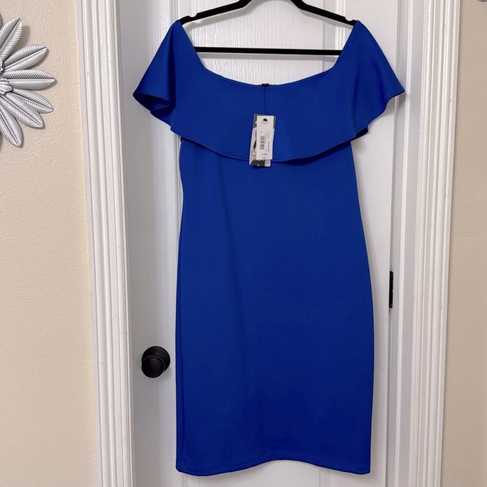 Bold Element royal blue off the shoulder dress size XL
